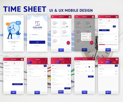 Time Sheet UI UX